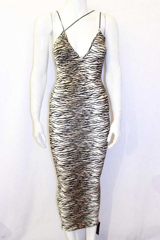 sling V neck sexy  hip dress