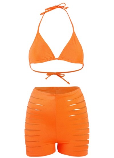 Slit Shorts Bikini
