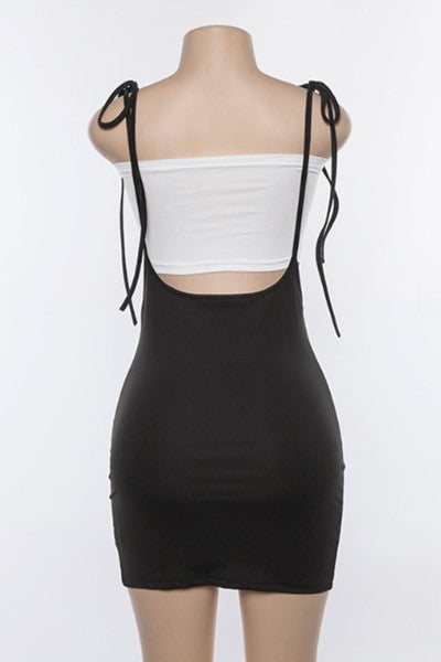 Shoulder Straps Slim Fit dress