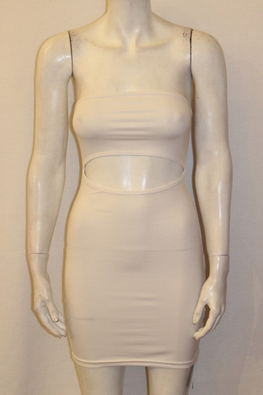 strapless sexy slim strapless dress