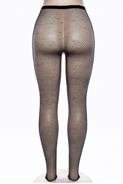 Fishnet diamond stockings pantyhose