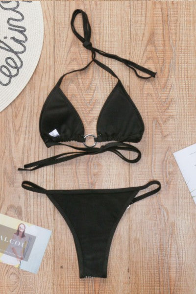 Rhinestones  studded  sexy bikini