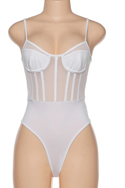 sexy sling perspective net bodysuit