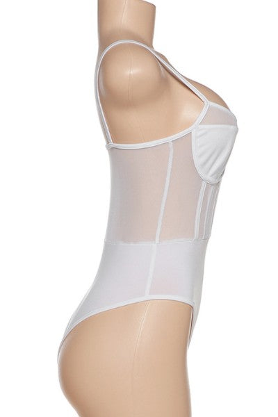 sexy sling perspective net bodysuit
