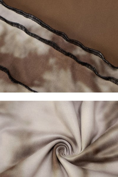 side one-shoulder long-sleeved navel top