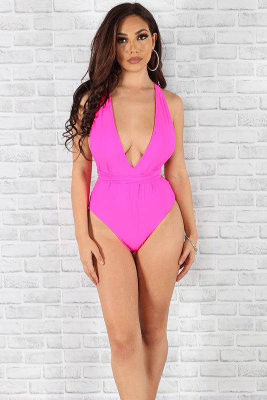 Sexy two piece tie dye swimsuit