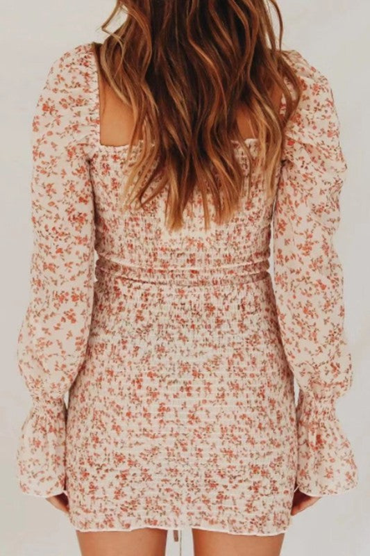 Floral Banding Dress