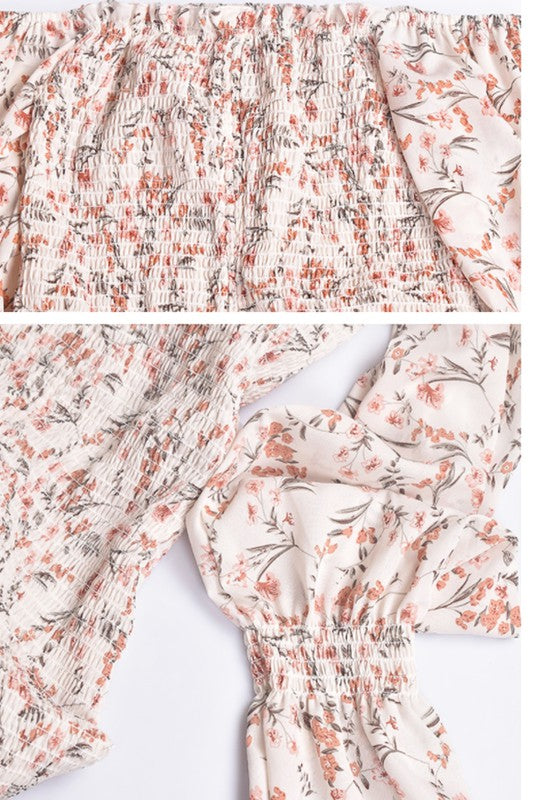 Floral Banding Dress