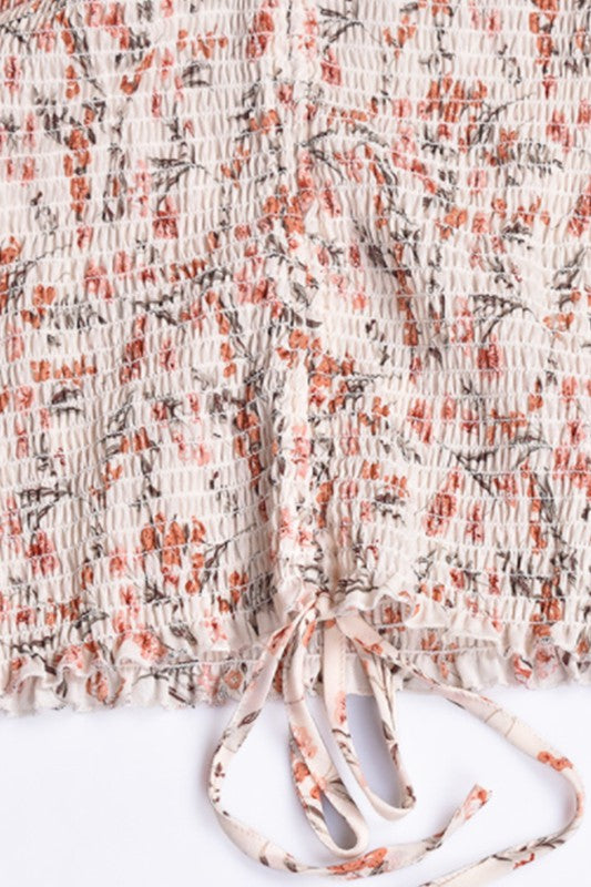 Floral Banding Dress