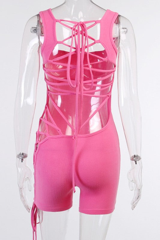 Sexy Slim Pack Hollow romper