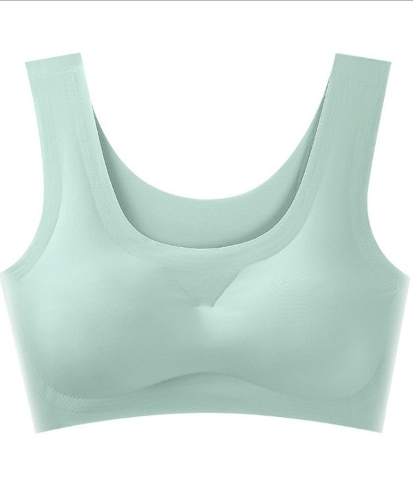 seamless  ice silk sports yoga bra