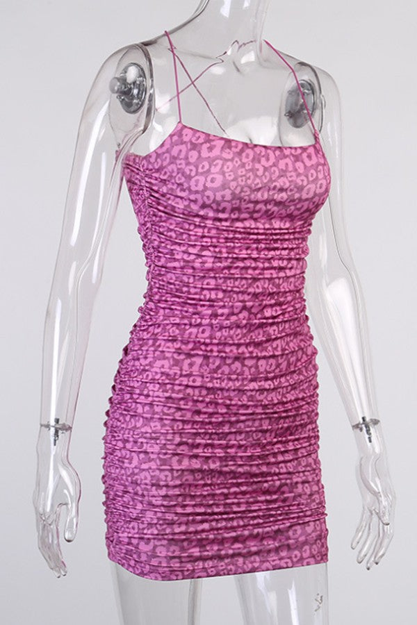 Elegant Waist Short Dress