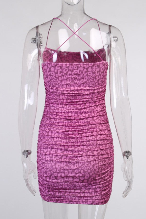 Elegant Waist Short Dress