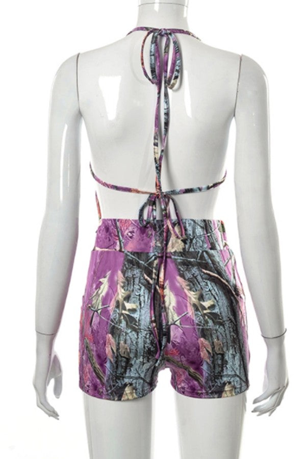 Sexy Backless Activewear Set