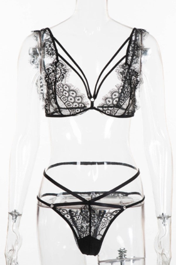 Sexy Lace Bikini Lingerie Set