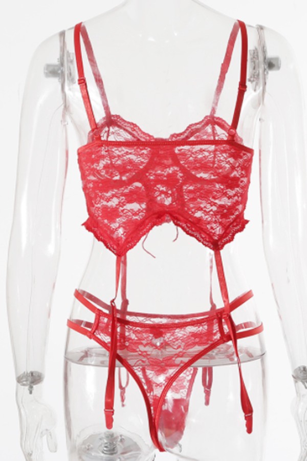 Sexy See-through Lace Lingerie Set