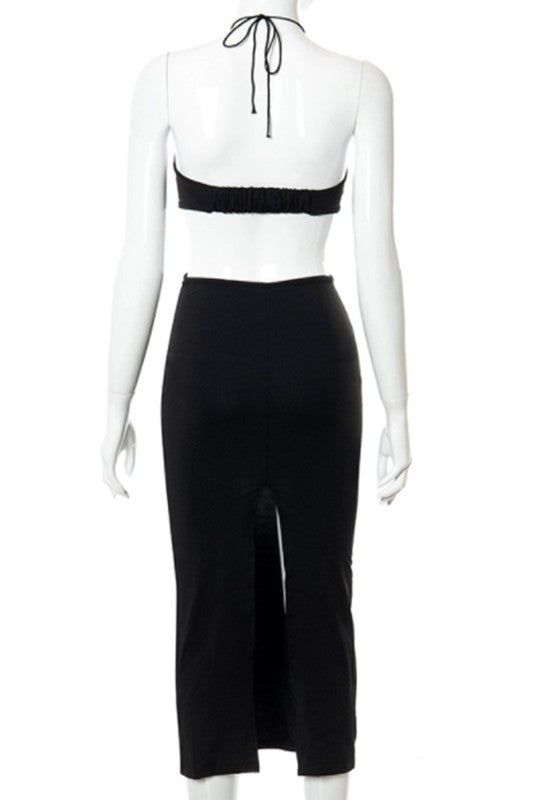 word shoulder sexy dress