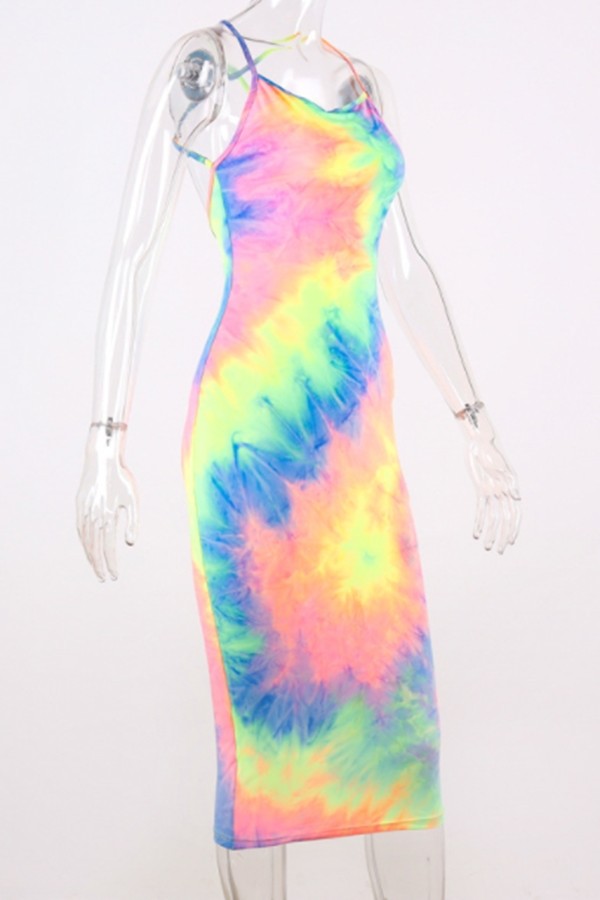Tie-dye Sling Dress