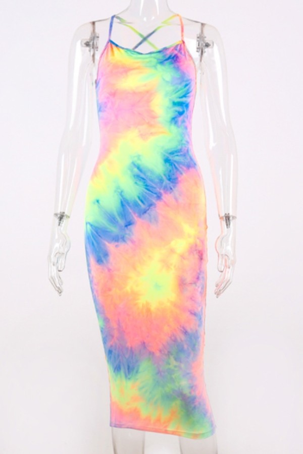 Tie-dye Sling Dress
