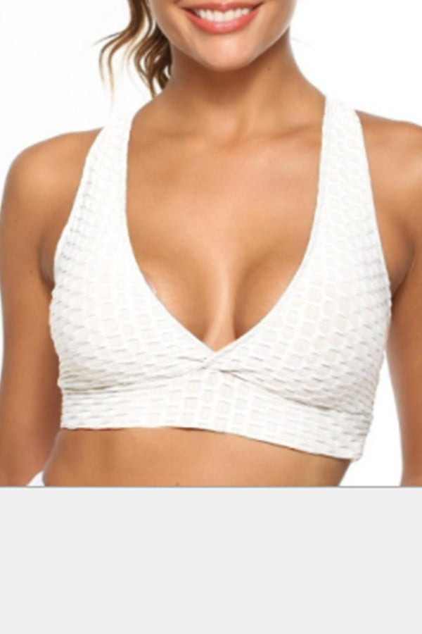 Jacquard Bubble Yoga Bra