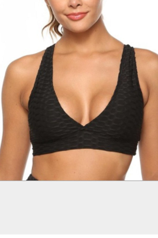 Jacquard Bubble Yoga Bra