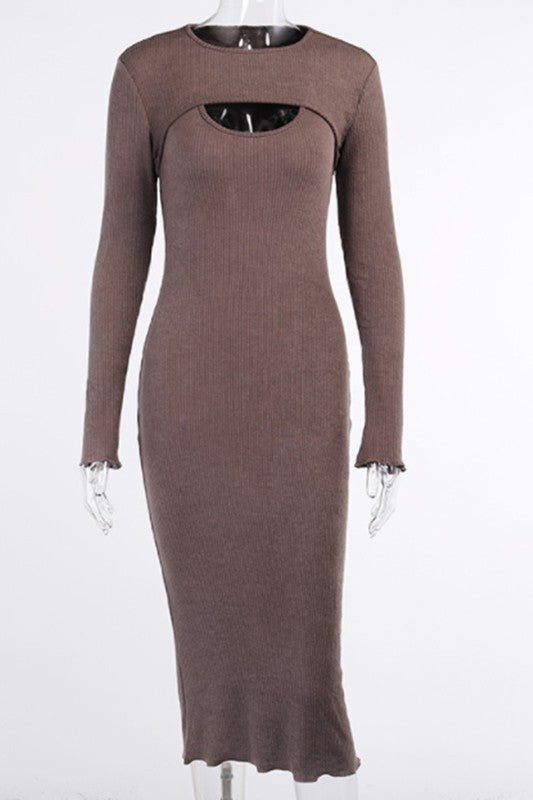 sexy hollow shawl shirt two piece dress