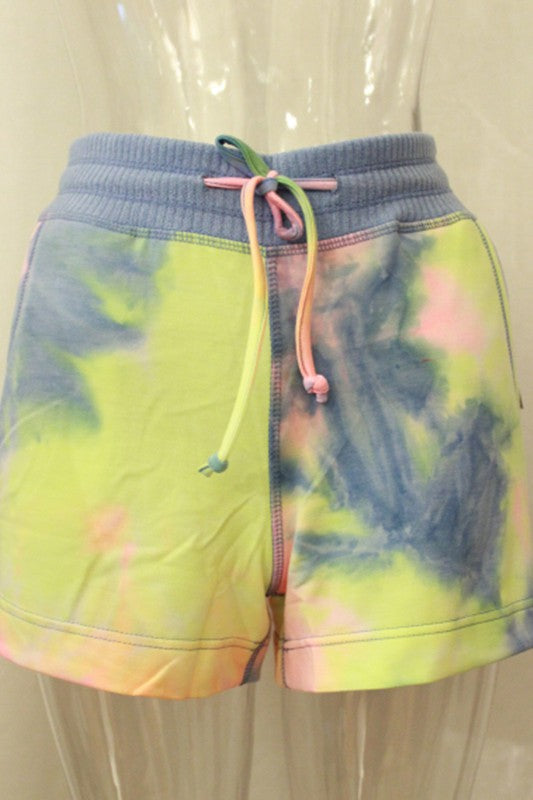 TIE DYE SHORTS  PANTS