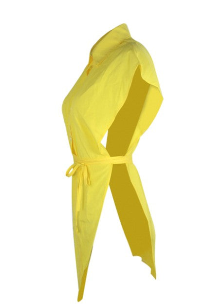 solid color low cut V neck shirt