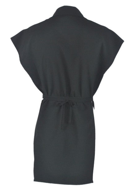 solid color low cut V neck shirt