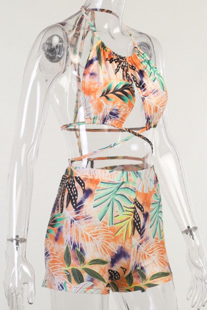 Halter  Two piece set