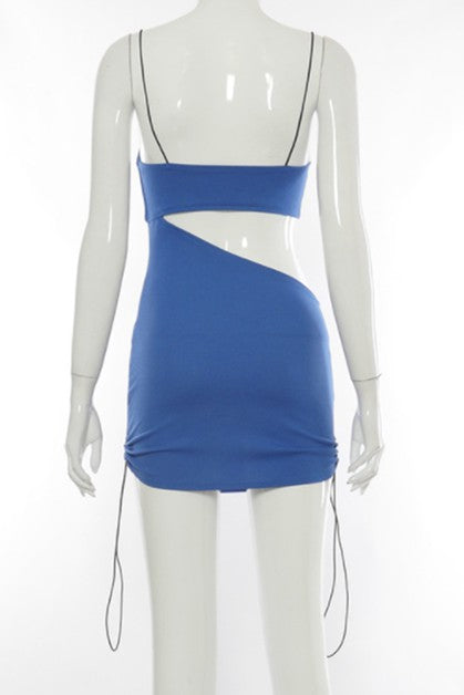 color matching sling dress