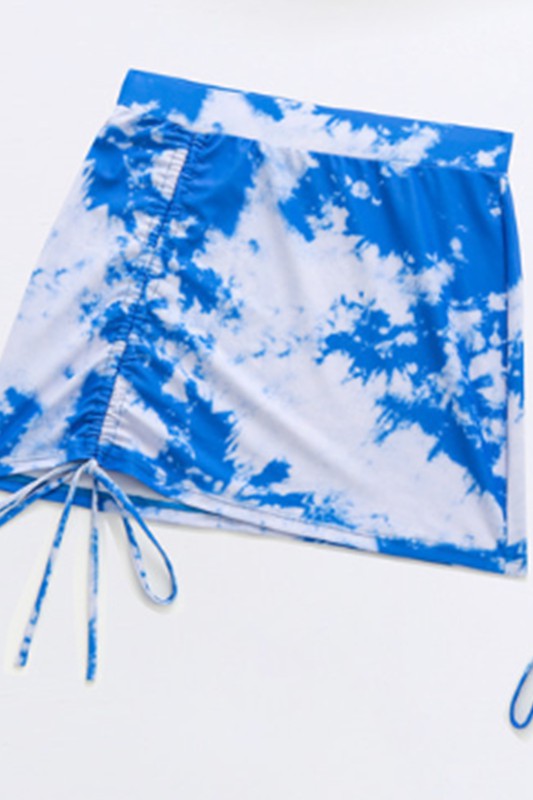 Three-piece Tie-dye Bikini