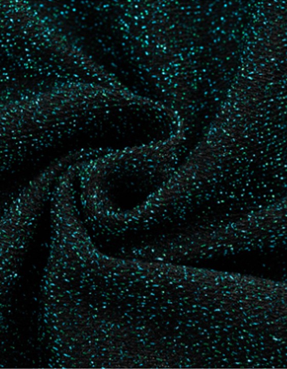 one-shoulder hollow navel pleated irregular dress