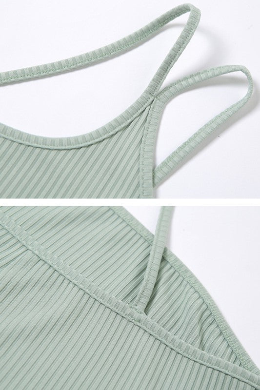 Sleeveless Tight-Fitting Romper