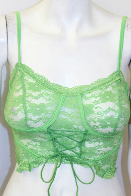 sexy lace self-cultivation top