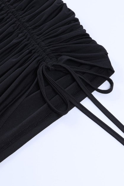 Temperament Ruched dress