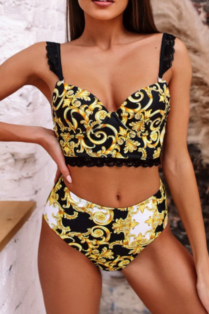 Lace Strap Bikini