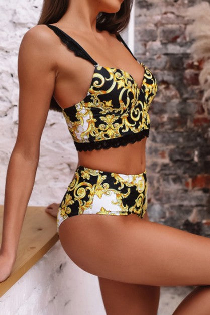 Lace Strap Bikini