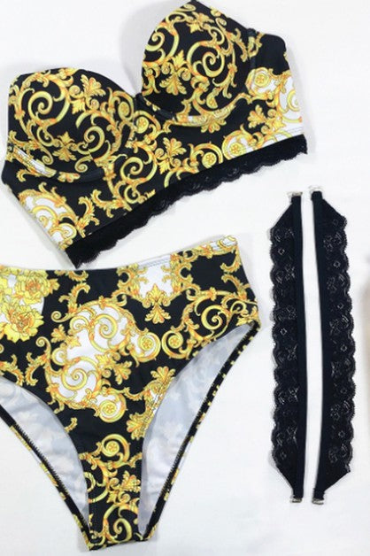 Lace Strap Bikini